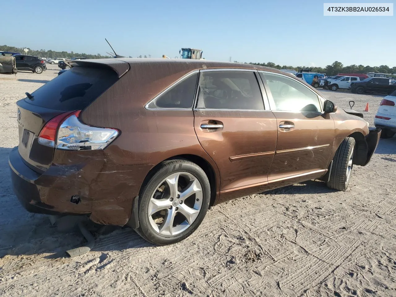 2010 Toyota Venza VIN: 4T3ZK3BB2AU026534 Lot: 78302394