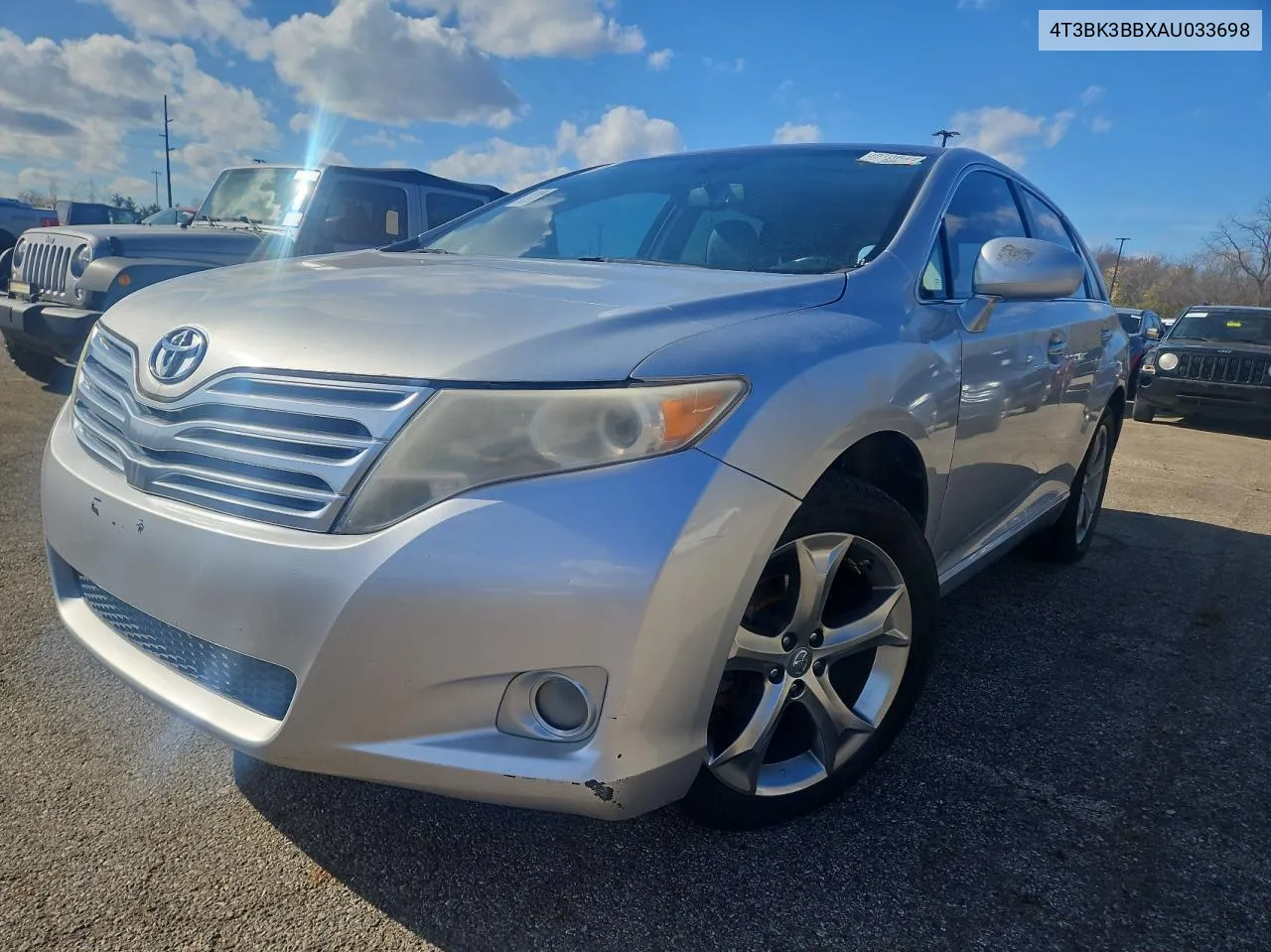 2010 Toyota Venza VIN: 4T3BK3BBXAU033698 Lot: 79664374