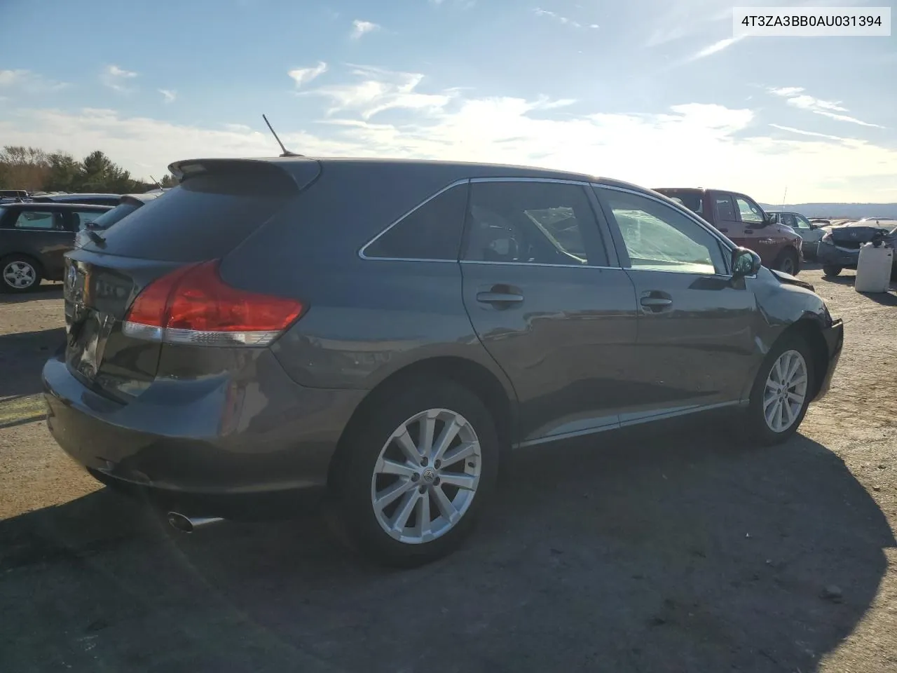 2010 Toyota Venza VIN: 4T3ZA3BB0AU031394 Lot: 79687544