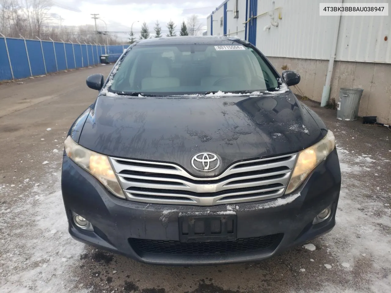 2010 Toyota Venza VIN: 4T3BK3BB8AU038947 Lot: 80115504