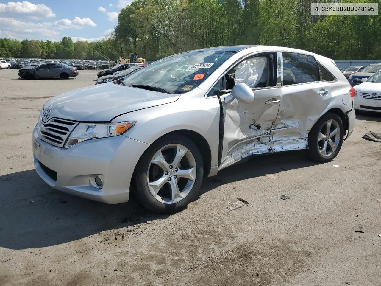 2011 Toyota Venza VIN: 4T3BK3BB2BU048195 Lot: 52892624