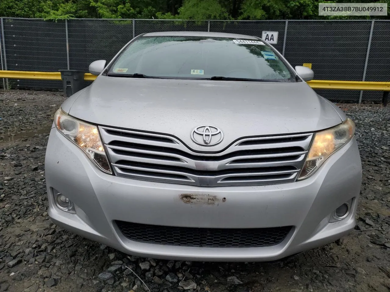 2011 Toyota Venza VIN: 4T3ZA3BB7BU049912 Lot: 54411444