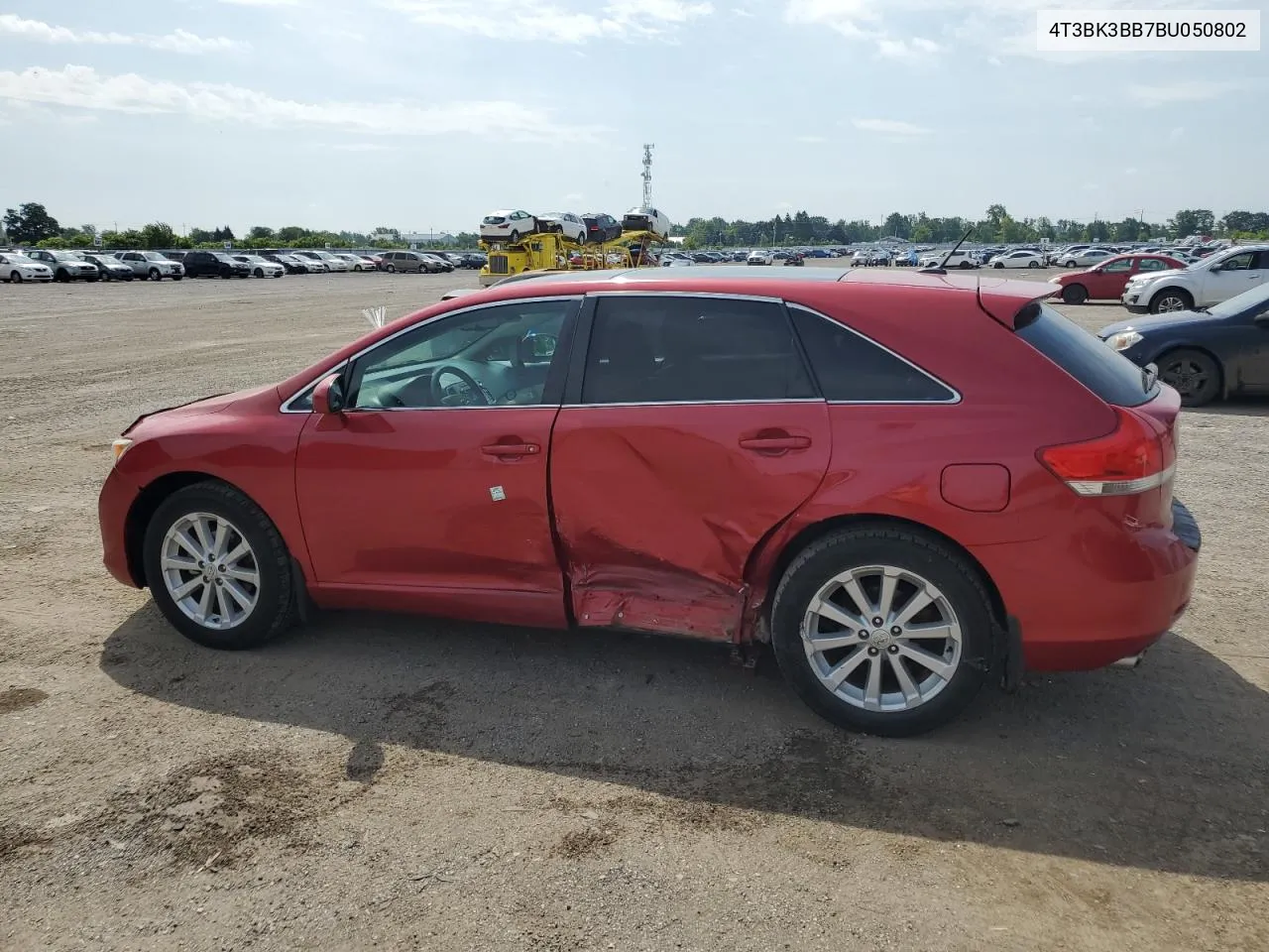 2011 Toyota Venza VIN: 4T3BK3BB7BU050802 Lot: 61563574