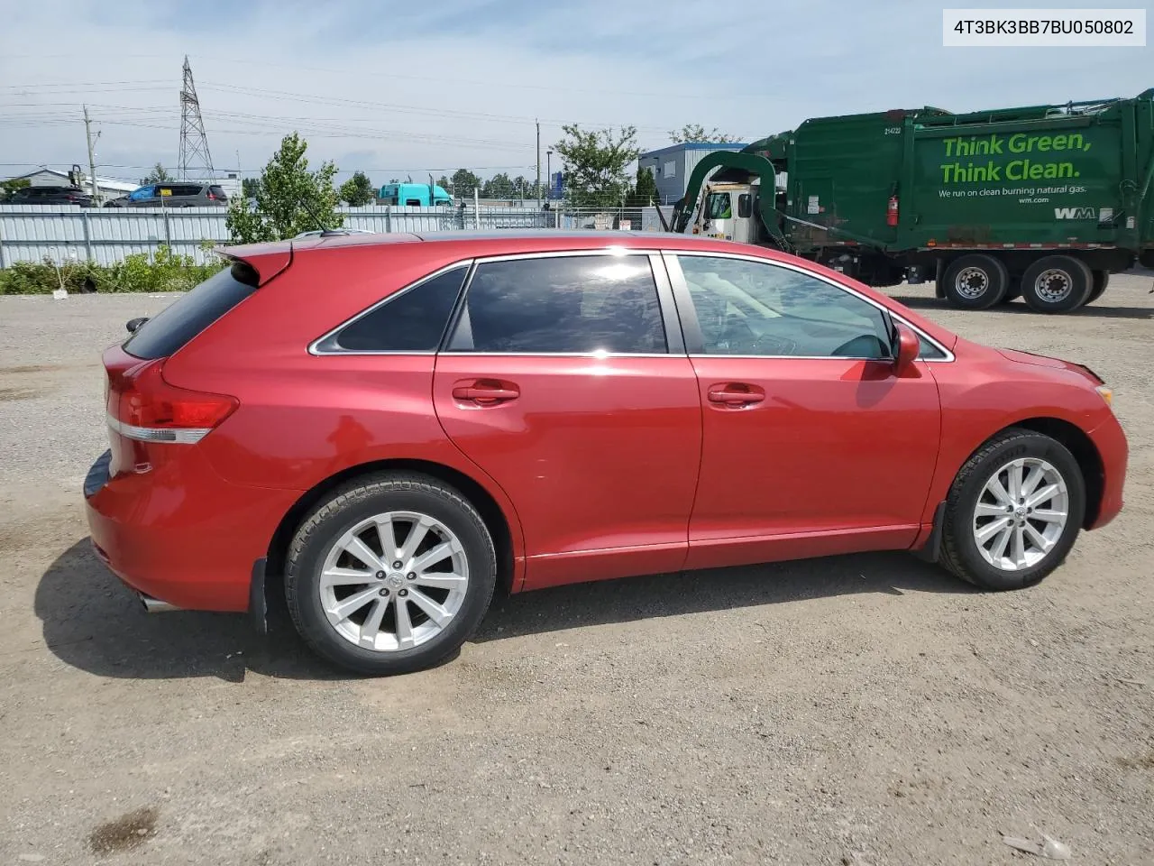 2011 Toyota Venza VIN: 4T3BK3BB7BU050802 Lot: 61563574