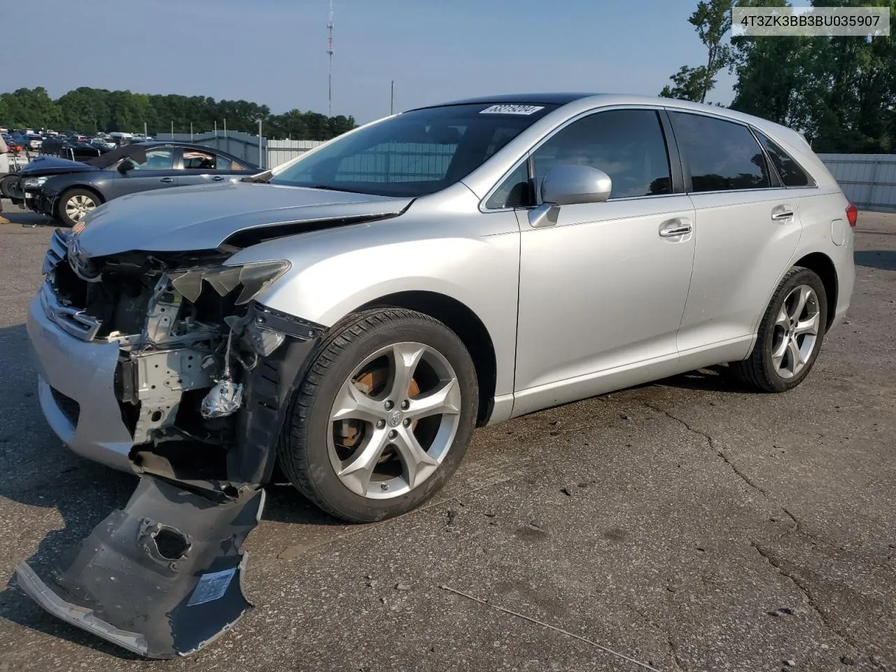 2011 Toyota Venza VIN: 4T3ZK3BB3BU035907 Lot: 63319204