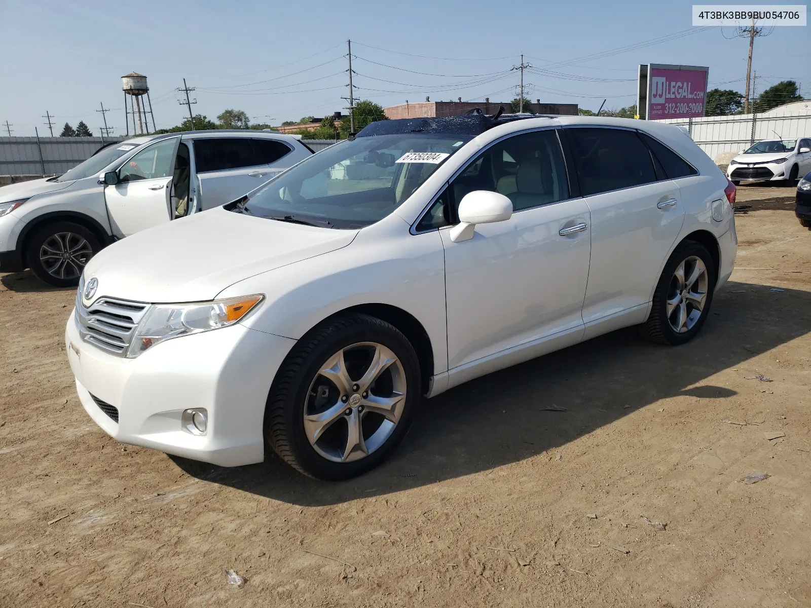 2011 Toyota Venza VIN: 4T3BK3BB9BU054706 Lot: 67350304