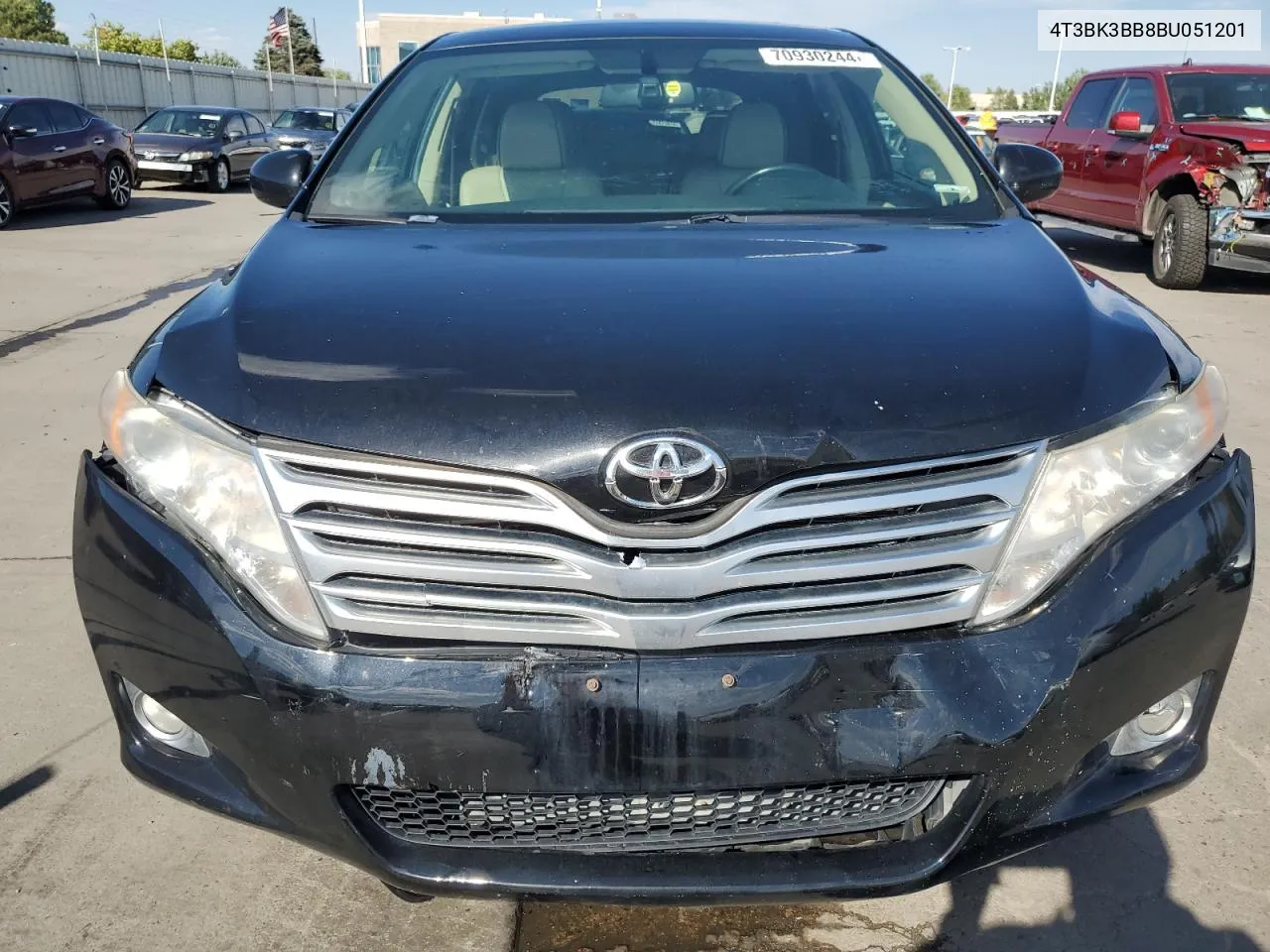 2011 Toyota Venza VIN: 4T3BK3BB8BU051201 Lot: 70930244