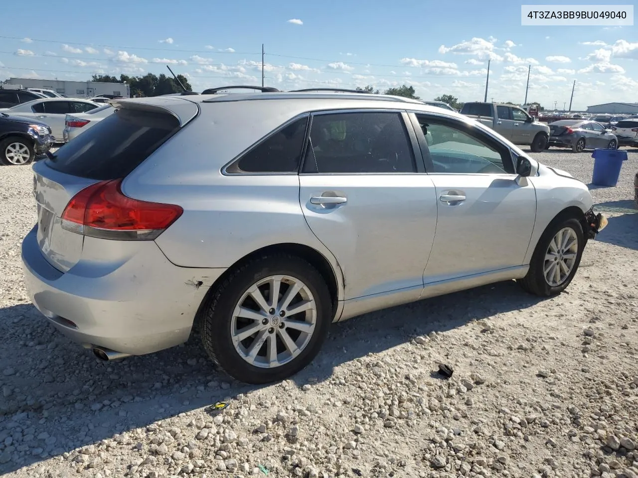 2011 Toyota Venza VIN: 4T3ZA3BB9BU049040 Lot: 71235734