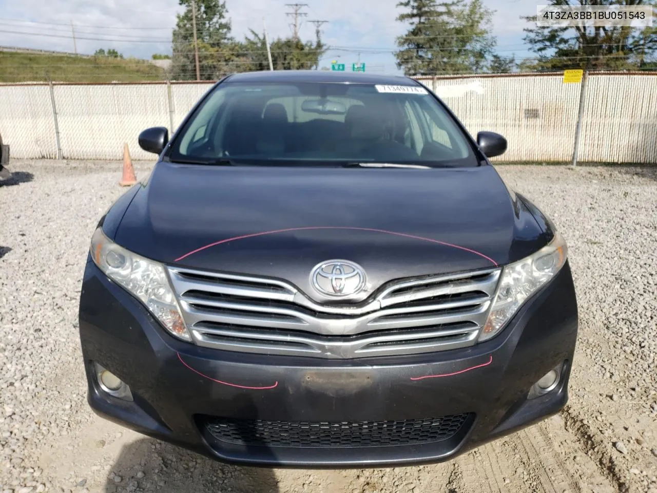 2011 Toyota Venza VIN: 4T3ZA3BB1BU051543 Lot: 71349774