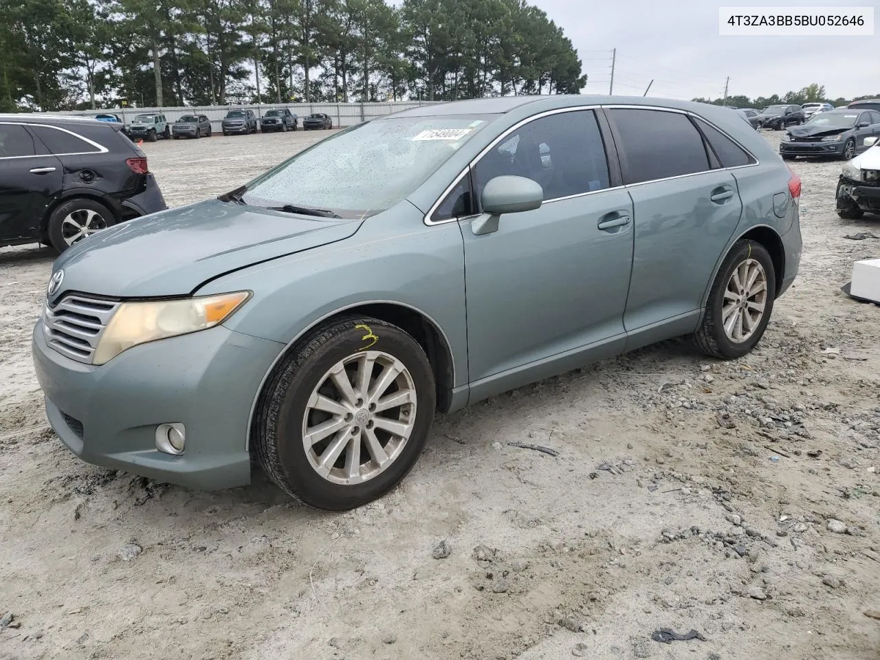 2011 Toyota Venza VIN: 4T3ZA3BB5BU052646 Lot: 71549004