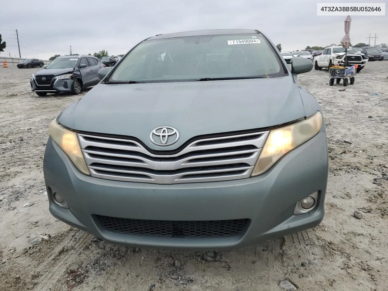 2011 Toyota Venza VIN: 4T3ZA3BB5BU052646 Lot: 71549004