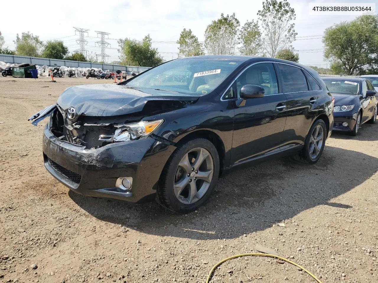 2011 Toyota Venza VIN: 4T3BK3BB8BU053644 Lot: 71833964