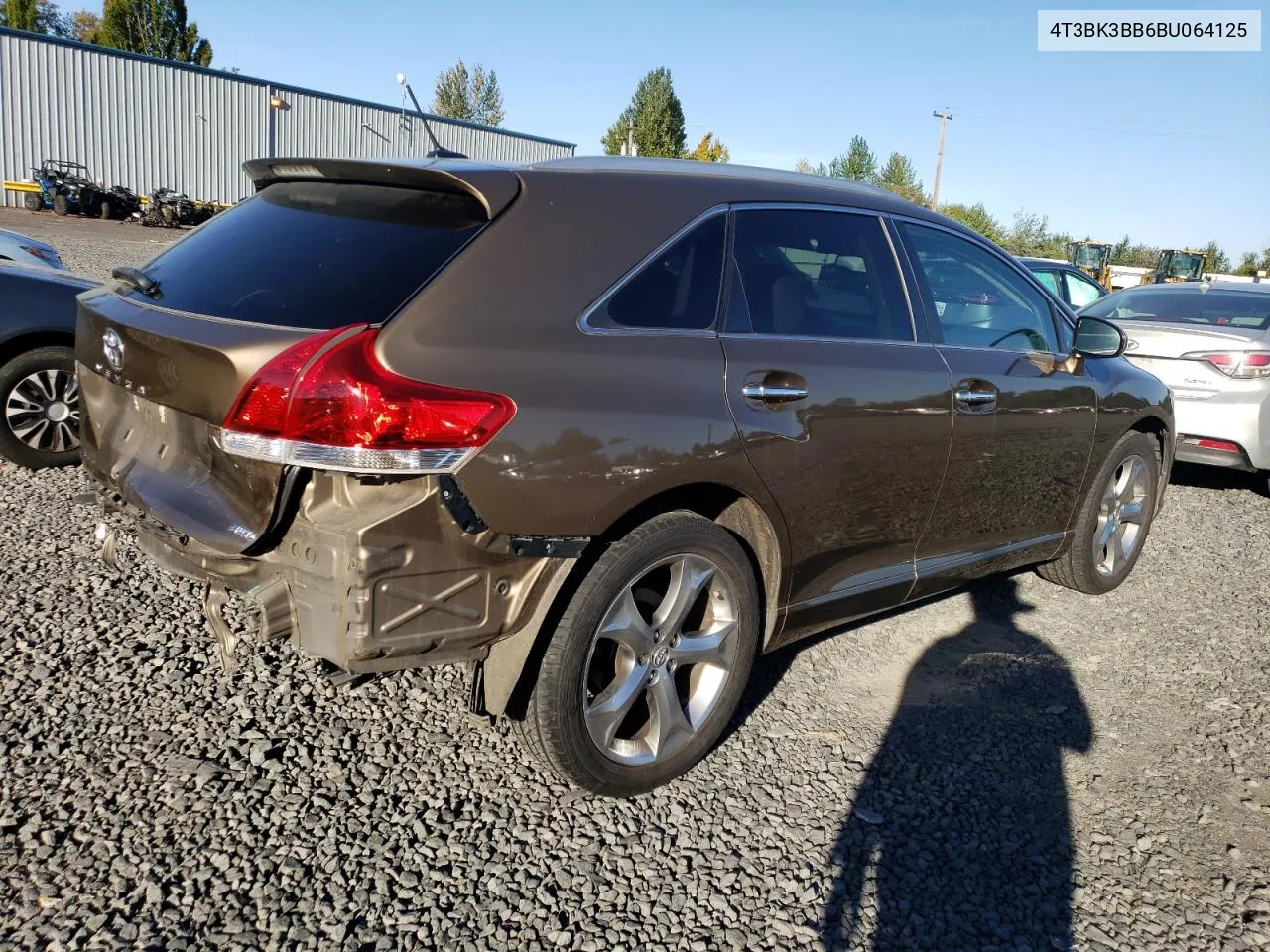 4T3BK3BB6BU064125 2011 Toyota Venza