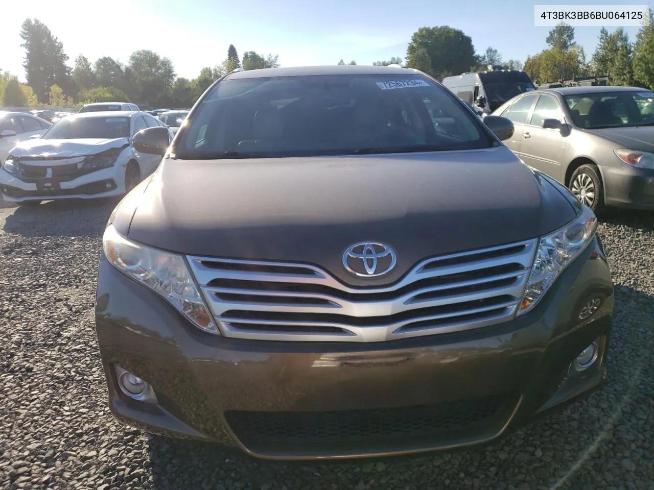 4T3BK3BB6BU064125 2011 Toyota Venza