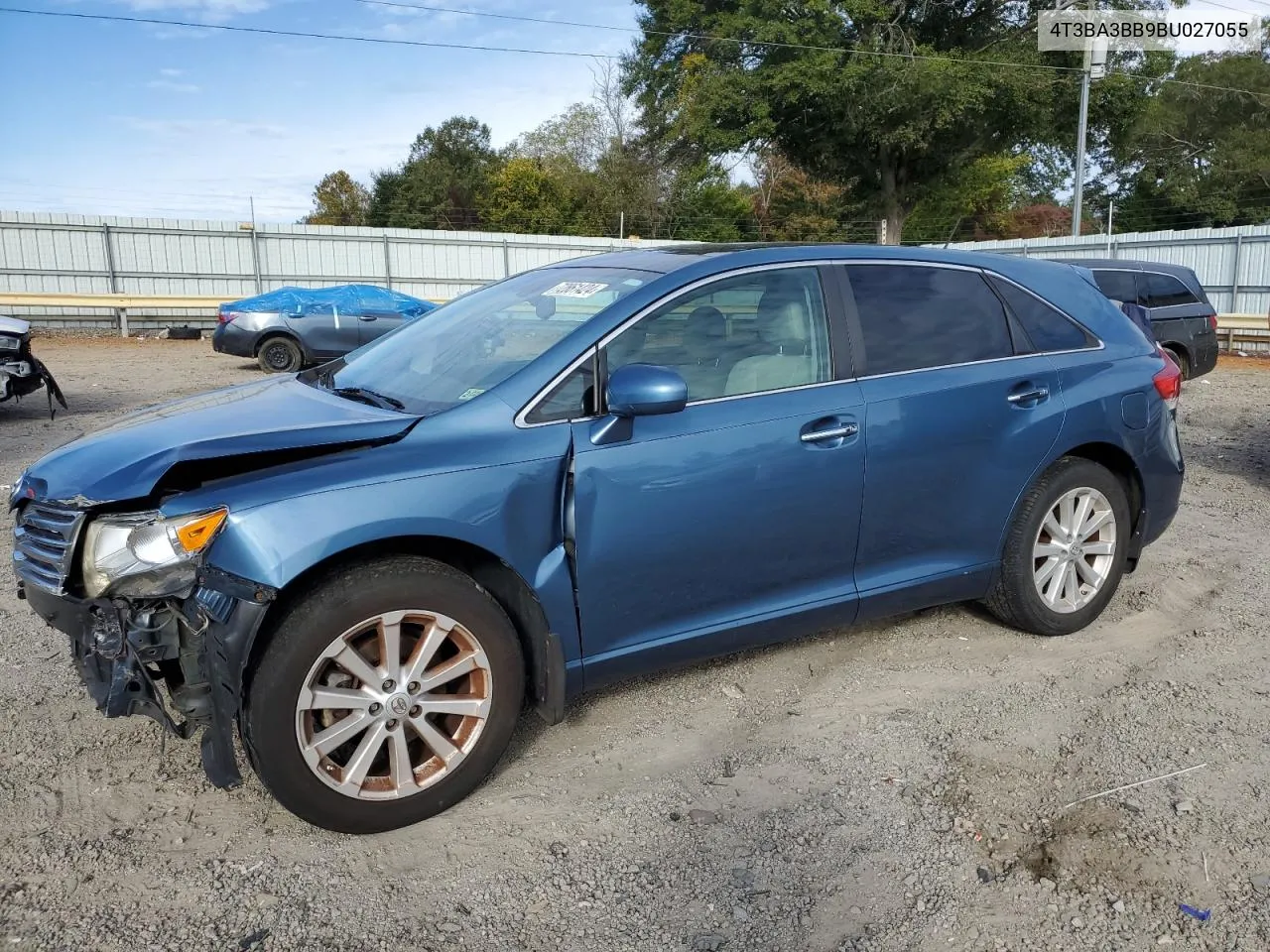 2011 Toyota Venza VIN: 4T3BA3BB9BU027055 Lot: 72861424