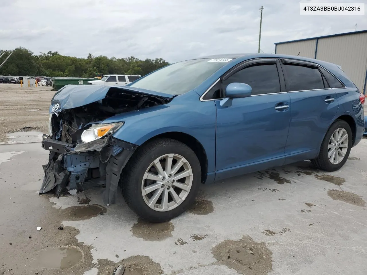 2011 Toyota Venza VIN: 4T3ZA3BB0BU042316 Lot: 72921344