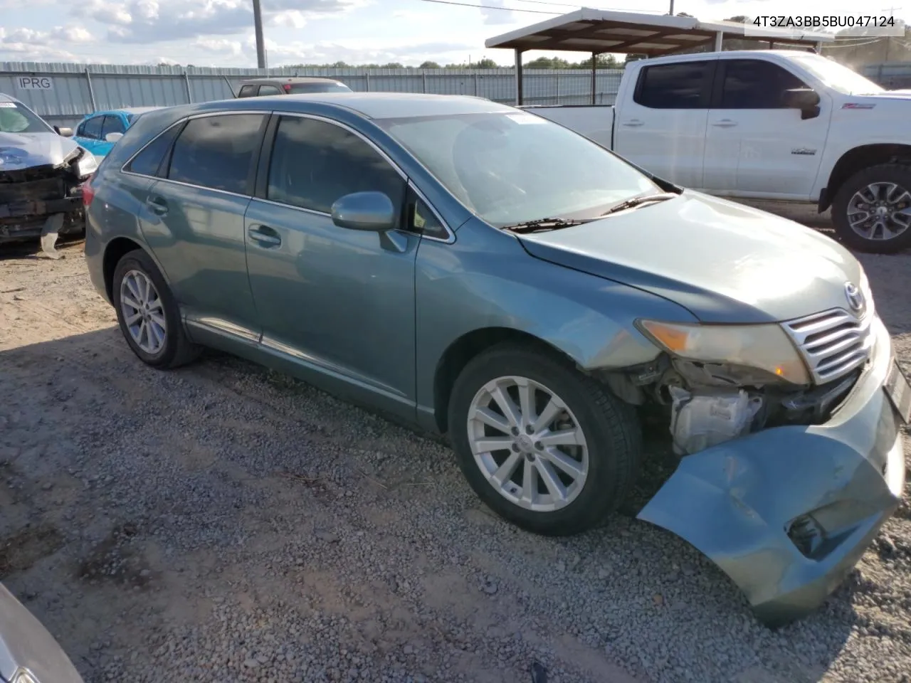 2011 Toyota Venza VIN: 4T3ZA3BB5BU047124 Lot: 73590314