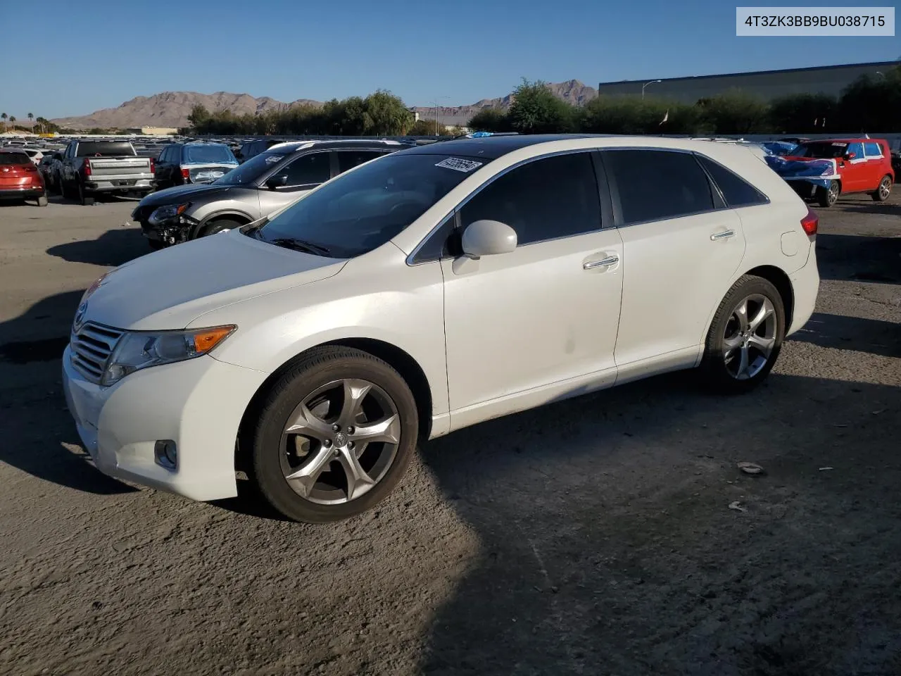 2011 Toyota Venza VIN: 4T3ZK3BB9BU038715 Lot: 73736594