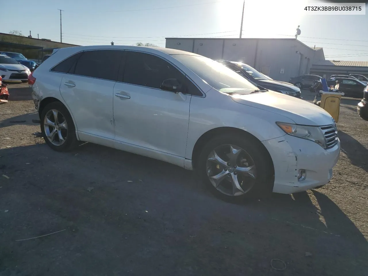 2011 Toyota Venza VIN: 4T3ZK3BB9BU038715 Lot: 73736594