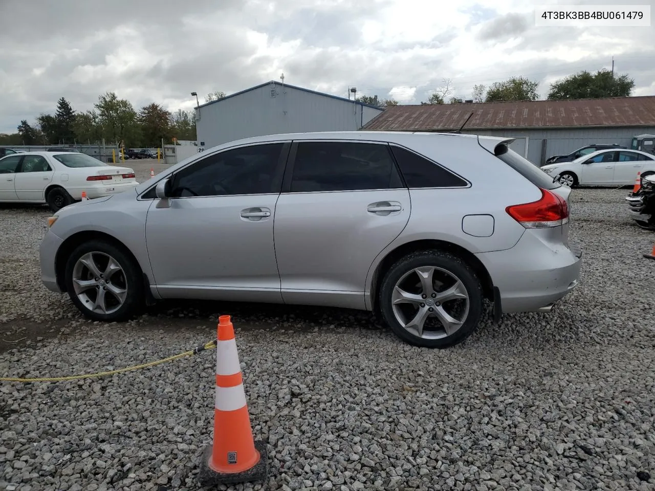 2011 Toyota Venza VIN: 4T3BK3BB4BU061479 Lot: 74892544