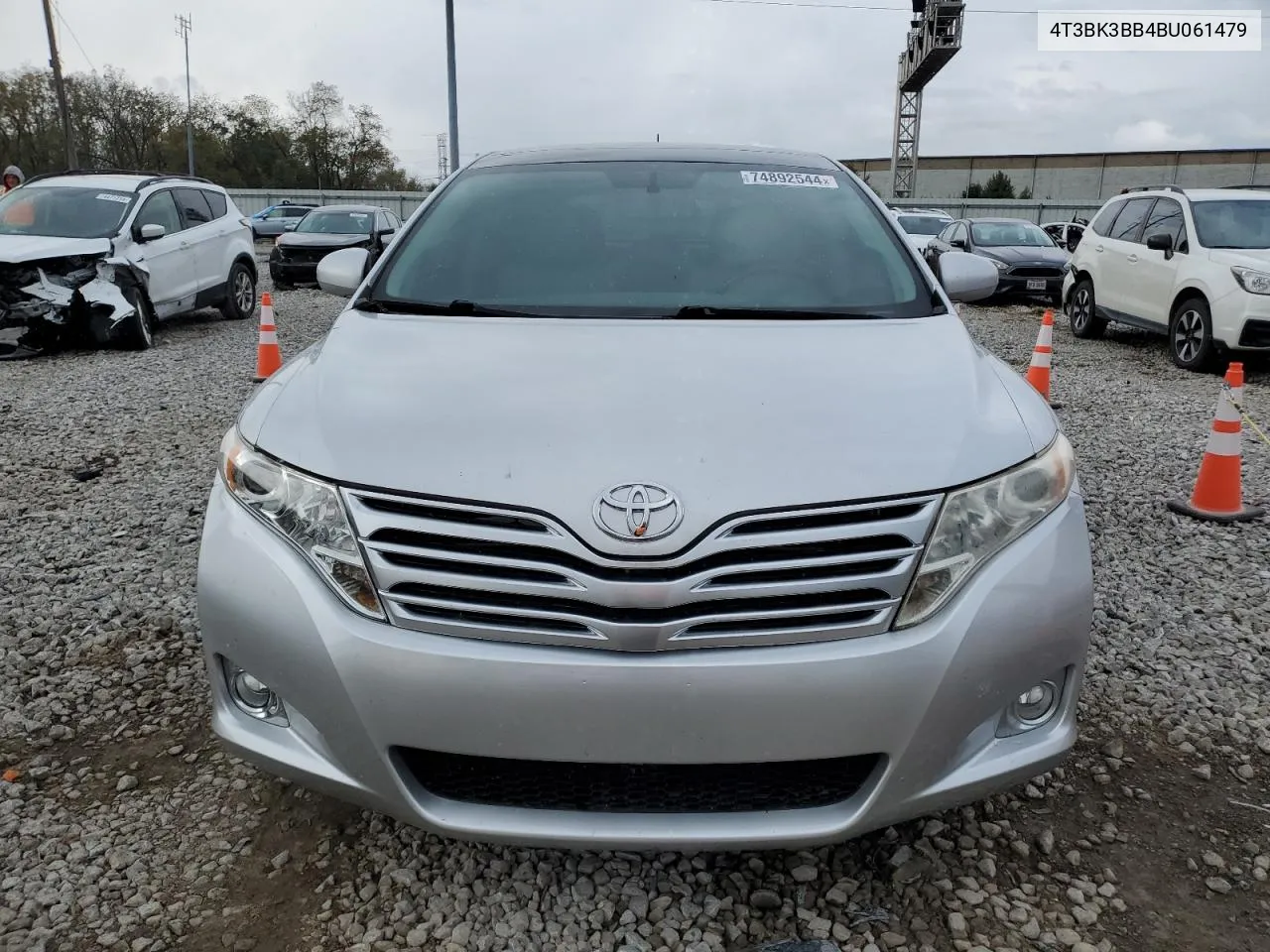 2011 Toyota Venza VIN: 4T3BK3BB4BU061479 Lot: 74892544