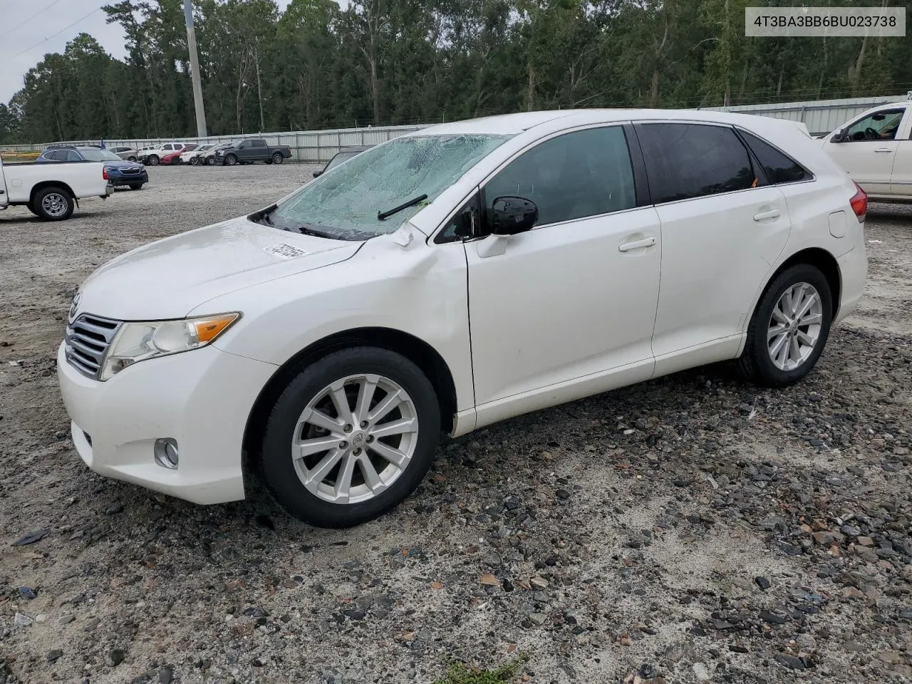 2011 Toyota Venza VIN: 4T3BA3BB6BU023738 Lot: 75231554