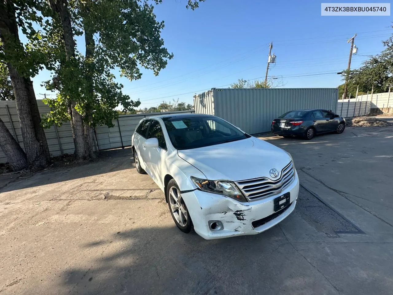 2011 Toyota Venza VIN: 4T3ZK3BBXBU045740 Lot: 75571254