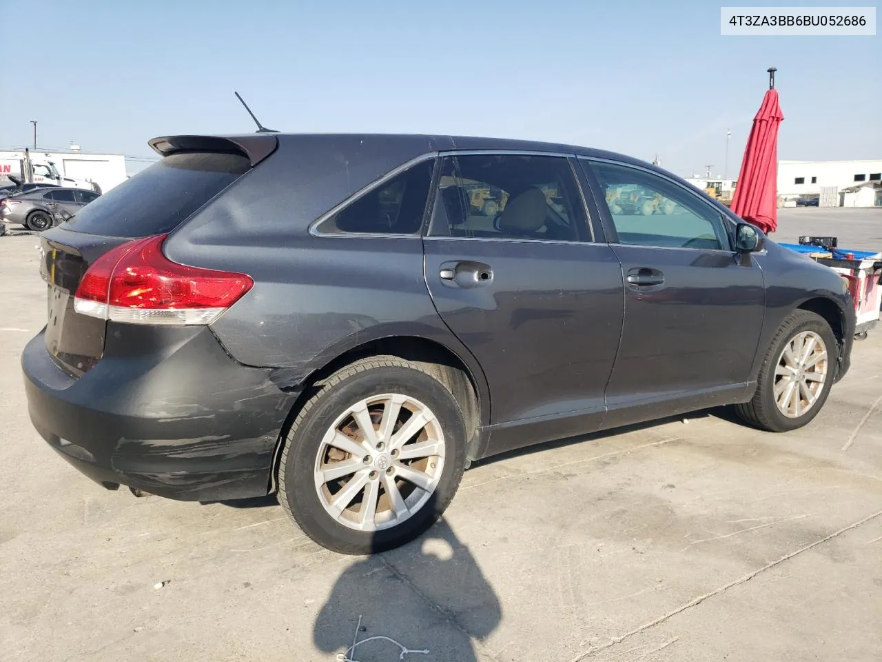 2011 Toyota Venza VIN: 4T3ZA3BB6BU052686 Lot: 75888474