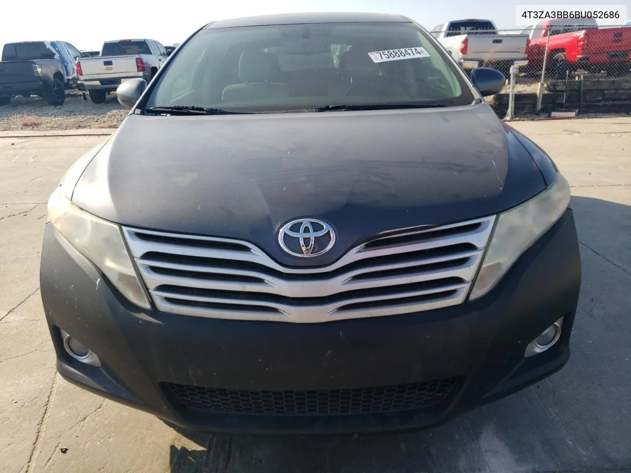 2011 Toyota Venza VIN: 4T3ZA3BB6BU052686 Lot: 75888474