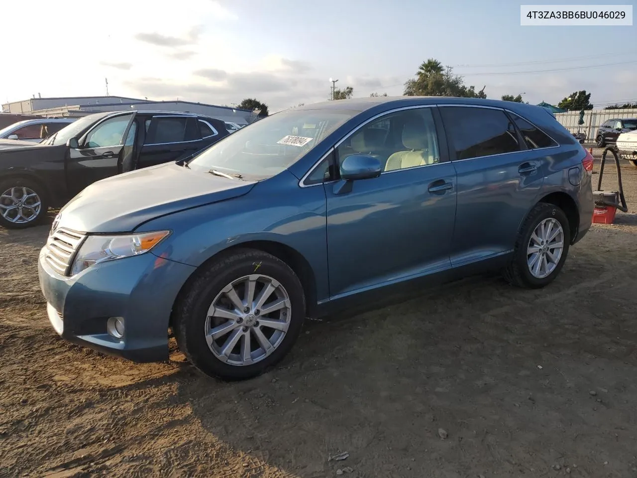 2011 Toyota Venza VIN: 4T3ZA3BB6BU046029 Lot: 76378094