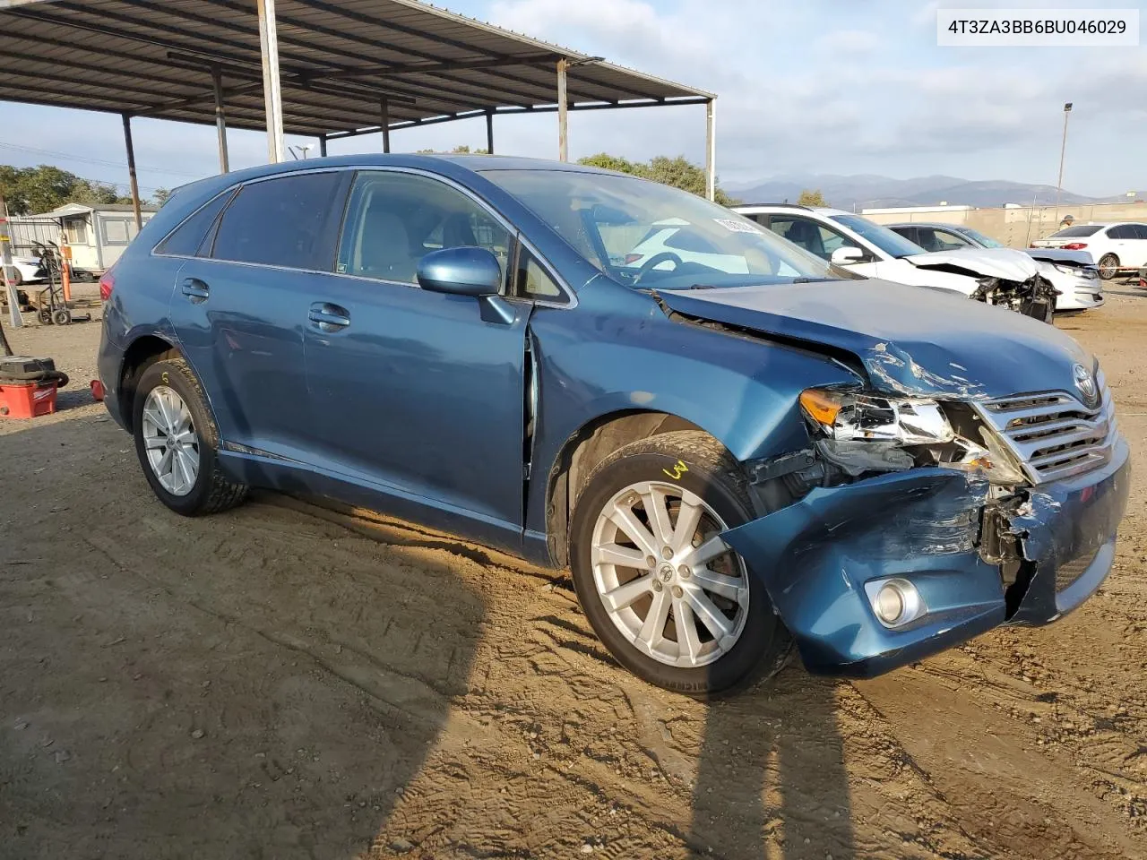 2011 Toyota Venza VIN: 4T3ZA3BB6BU046029 Lot: 76378094