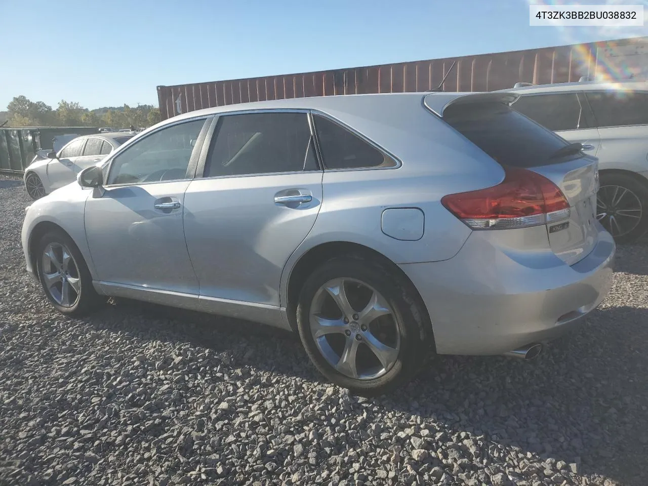 2011 Toyota Venza VIN: 4T3ZK3BB2BU038832 Lot: 76407264