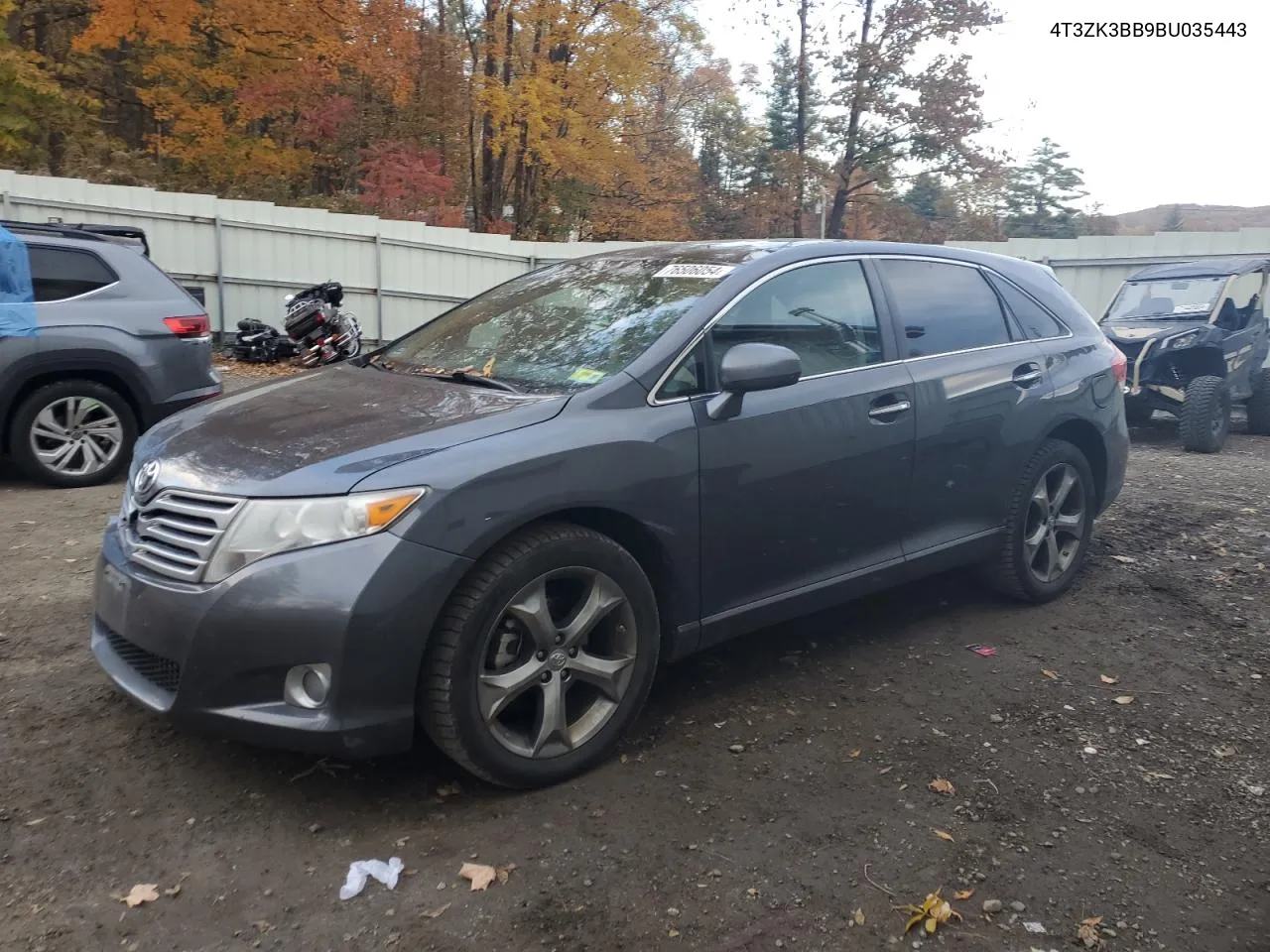 2011 Toyota Venza VIN: 4T3ZK3BB9BU035443 Lot: 76506054