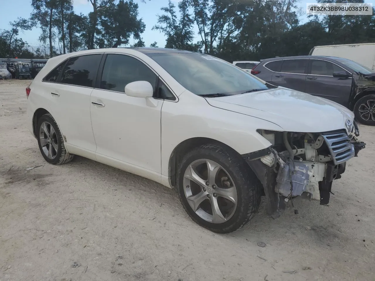 2011 Toyota Venza VIN: 4T3ZK3BB9BU038312 Lot: 76849064