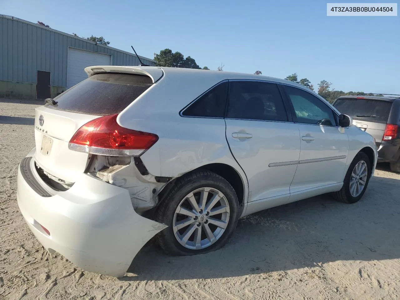 2011 Toyota Venza VIN: 4T3ZA3BB0BU044504 Lot: 76950524