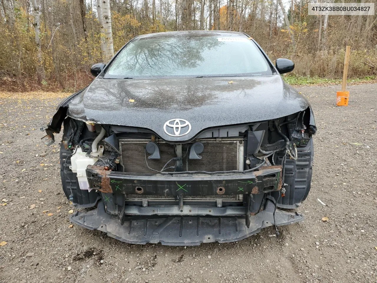 2011 Toyota Venza VIN: 4T3ZK3BB0BU034827 Lot: 76991414