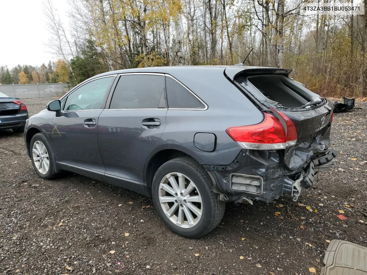 2011 Toyota Venza VIN: 4T3ZA3BB1BU053471 Lot: 77447094