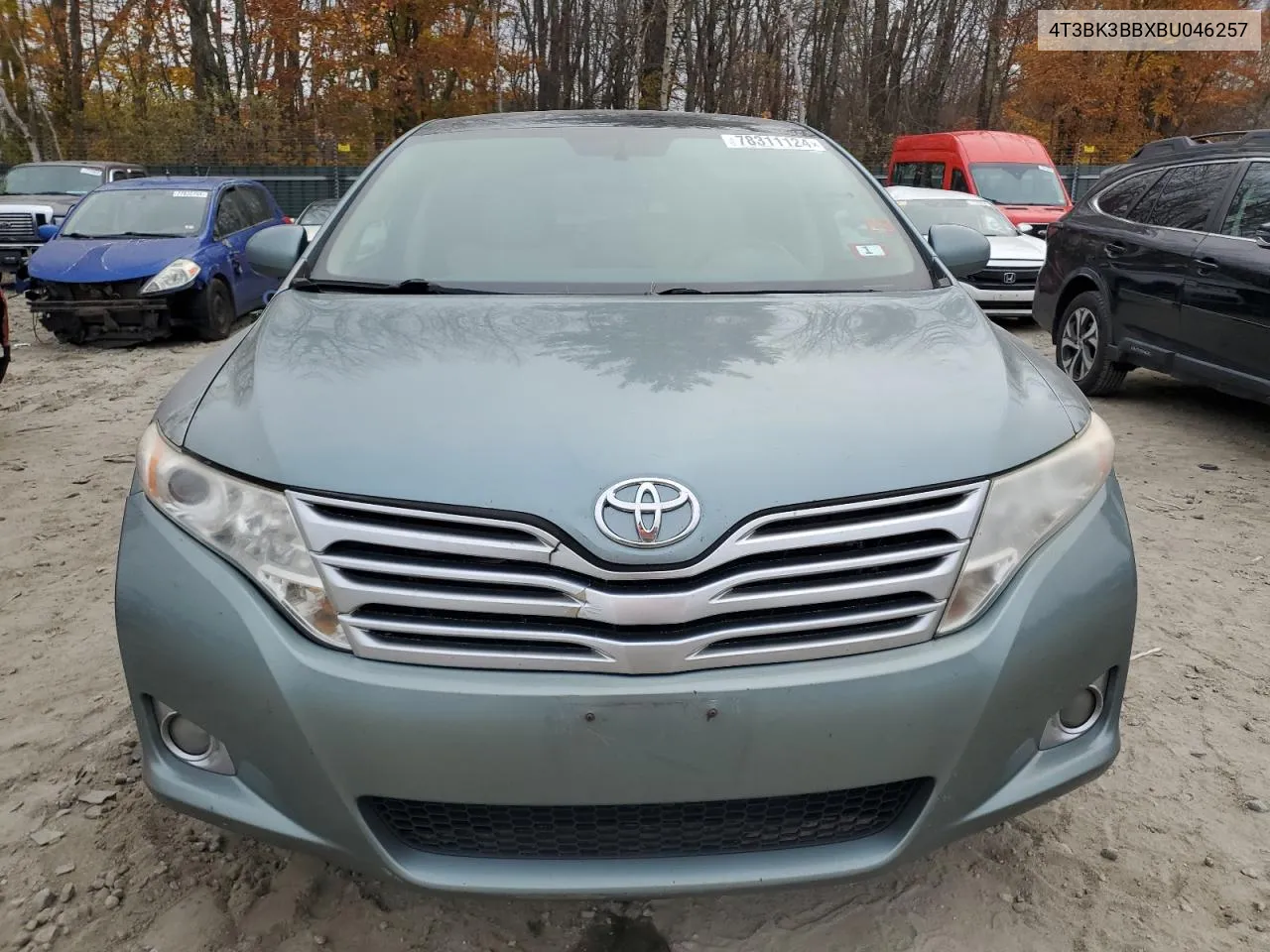 2011 Toyota Venza VIN: 4T3BK3BBXBU046257 Lot: 78311124