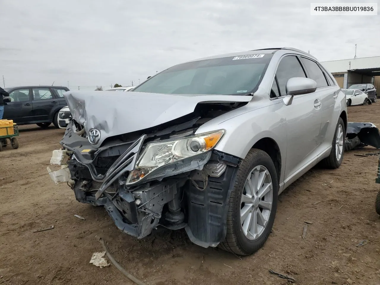 2011 Toyota Venza VIN: 4T3BA3BB8BU019836 Lot: 78960074