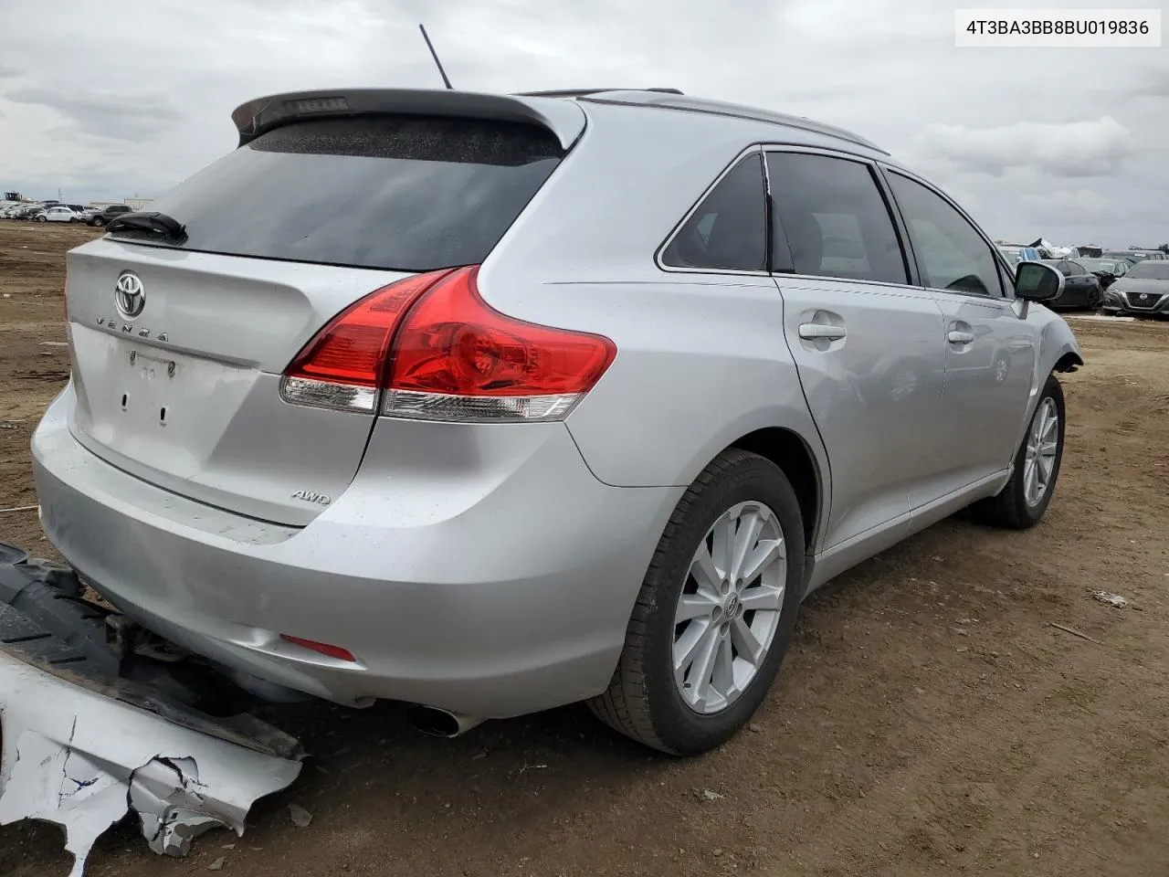 2011 Toyota Venza VIN: 4T3BA3BB8BU019836 Lot: 78960074