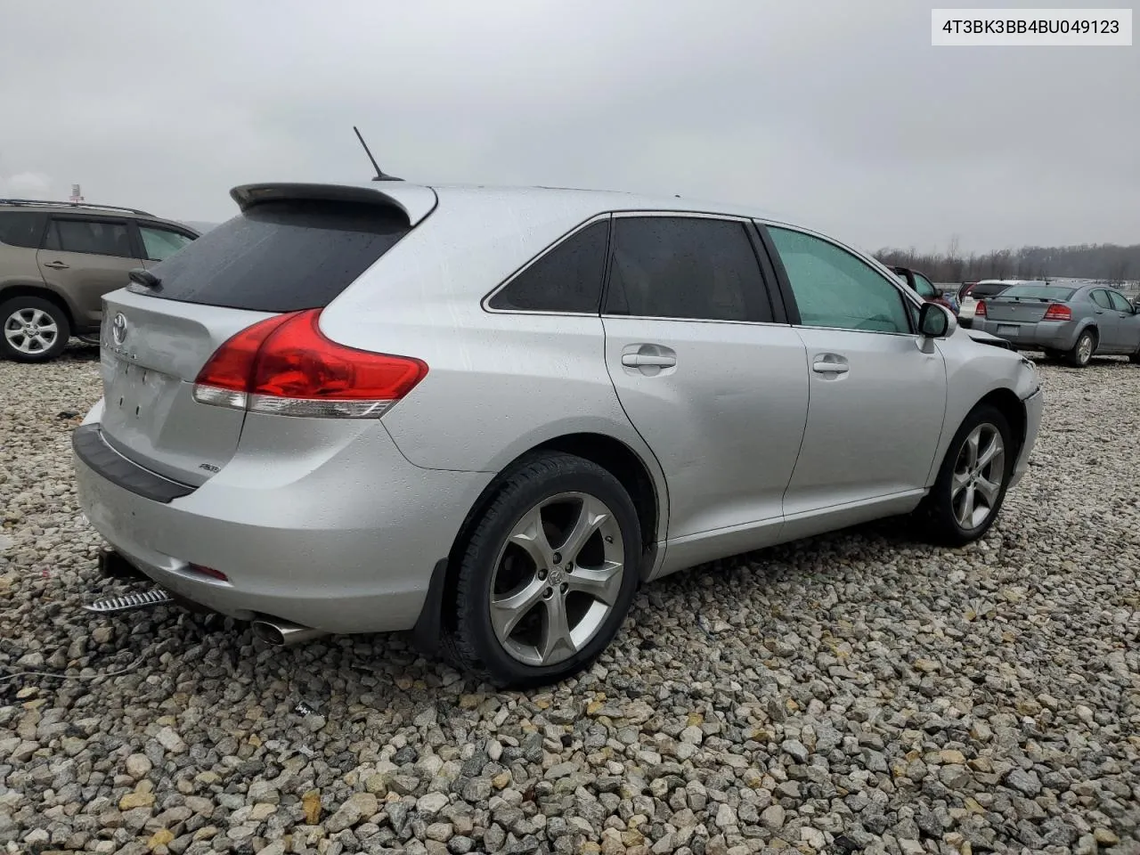 2011 Toyota Venza VIN: 4T3BK3BB4BU049123 Lot: 80541324