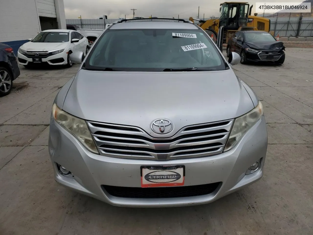 2011 Toyota Venza VIN: 4T3BK3BB1BU046924 Lot: 81109904