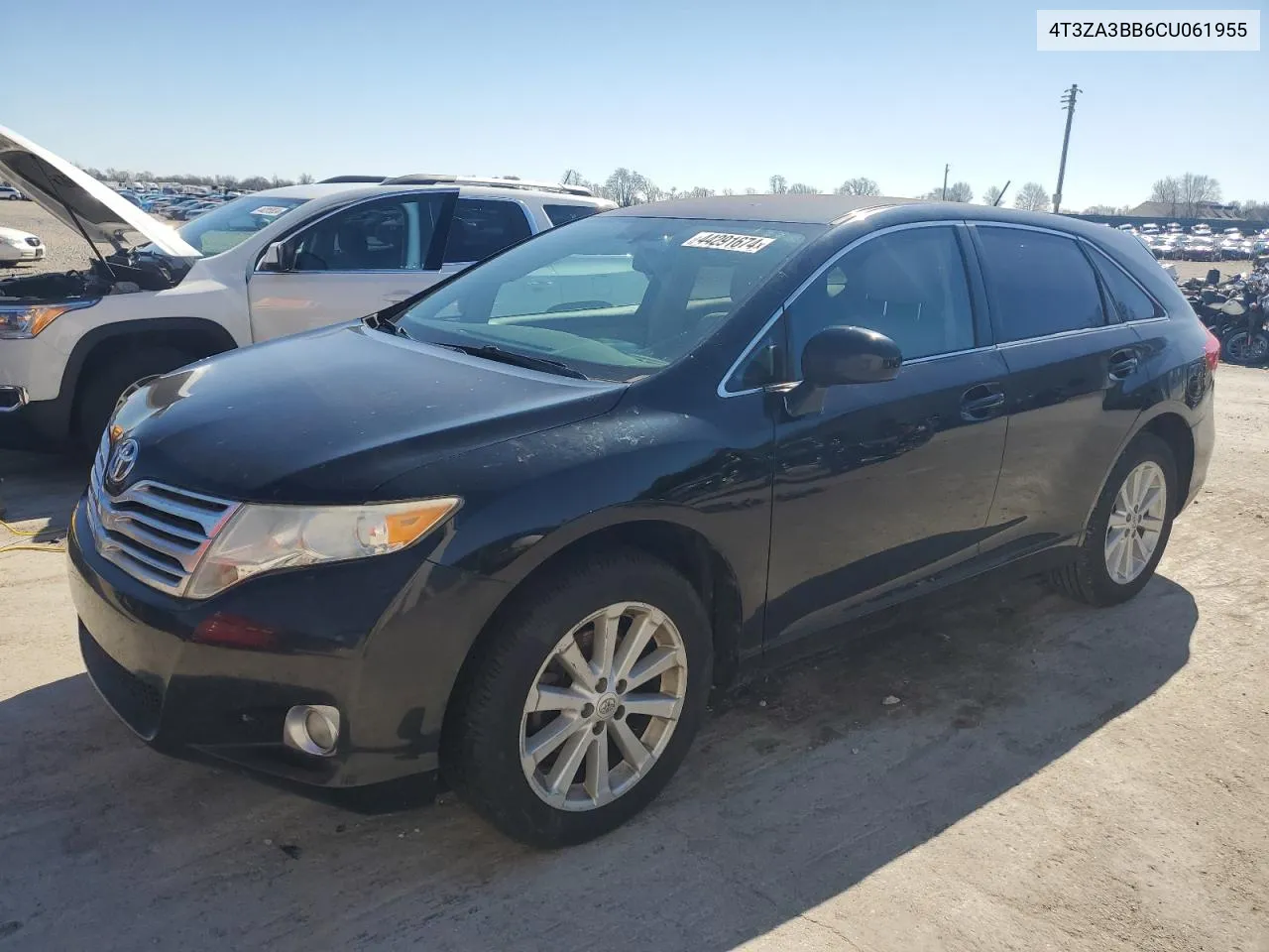 2012 Toyota Venza Le VIN: 4T3ZA3BB6CU061955 Lot: 44291674