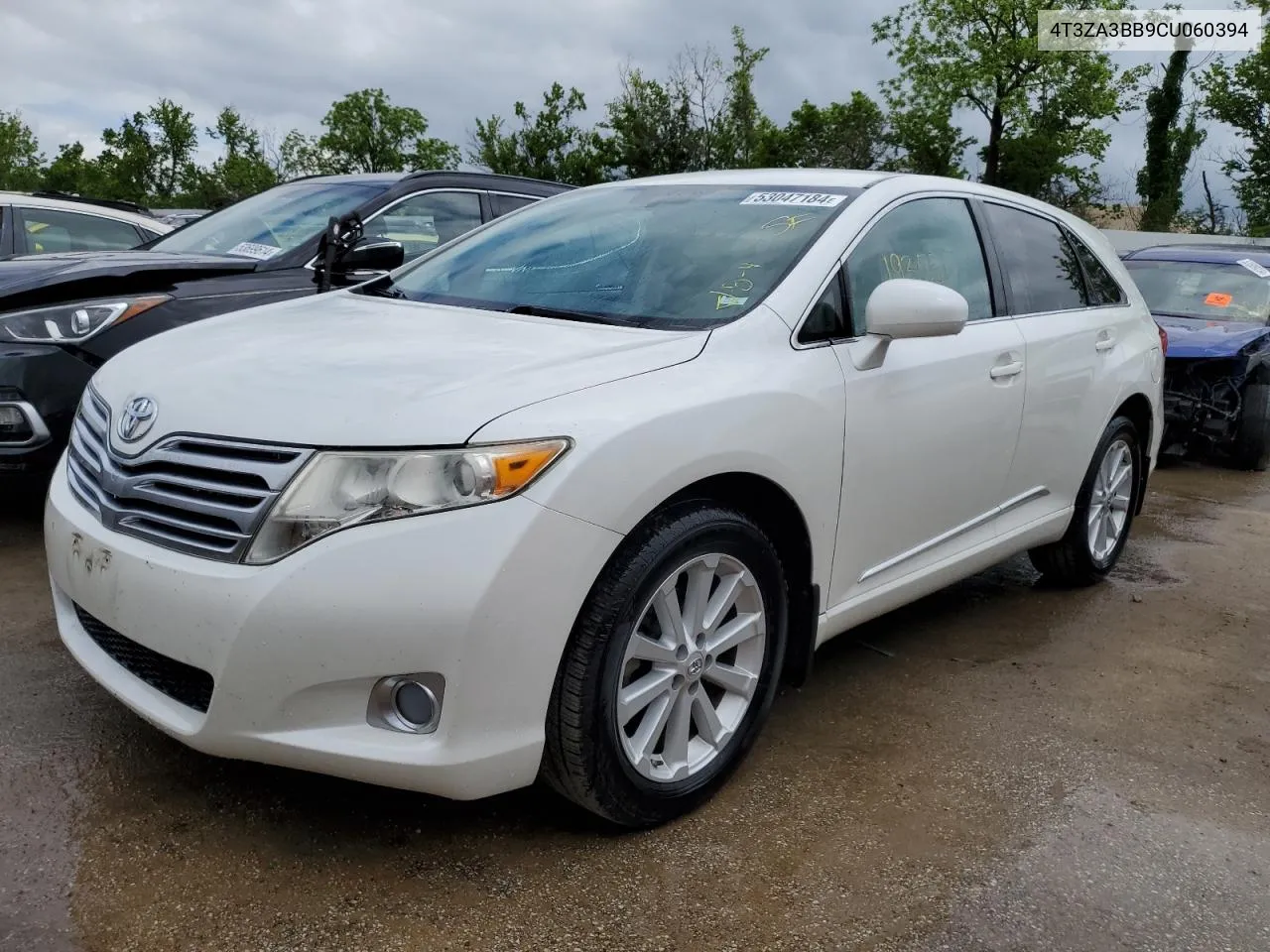 2012 Toyota Venza Le VIN: 4T3ZA3BB9CU060394 Lot: 53047184