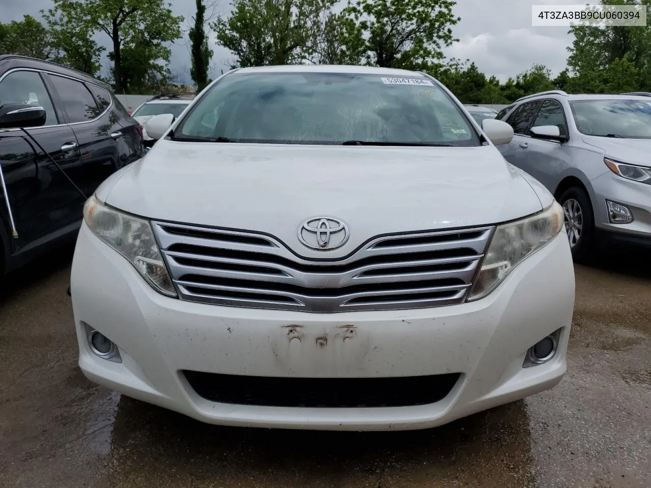 2012 Toyota Venza Le VIN: 4T3ZA3BB9CU060394 Lot: 53047184