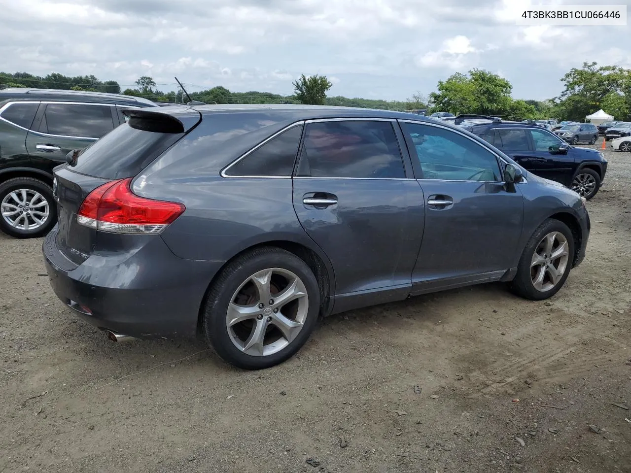 2012 Toyota Venza Le VIN: 4T3BK3BB1CU066446 Lot: 61002194