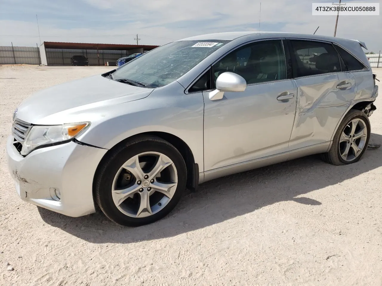 2012 Toyota Venza Le VIN: 4T3ZK3BBXCU050888 Lot: 63497454