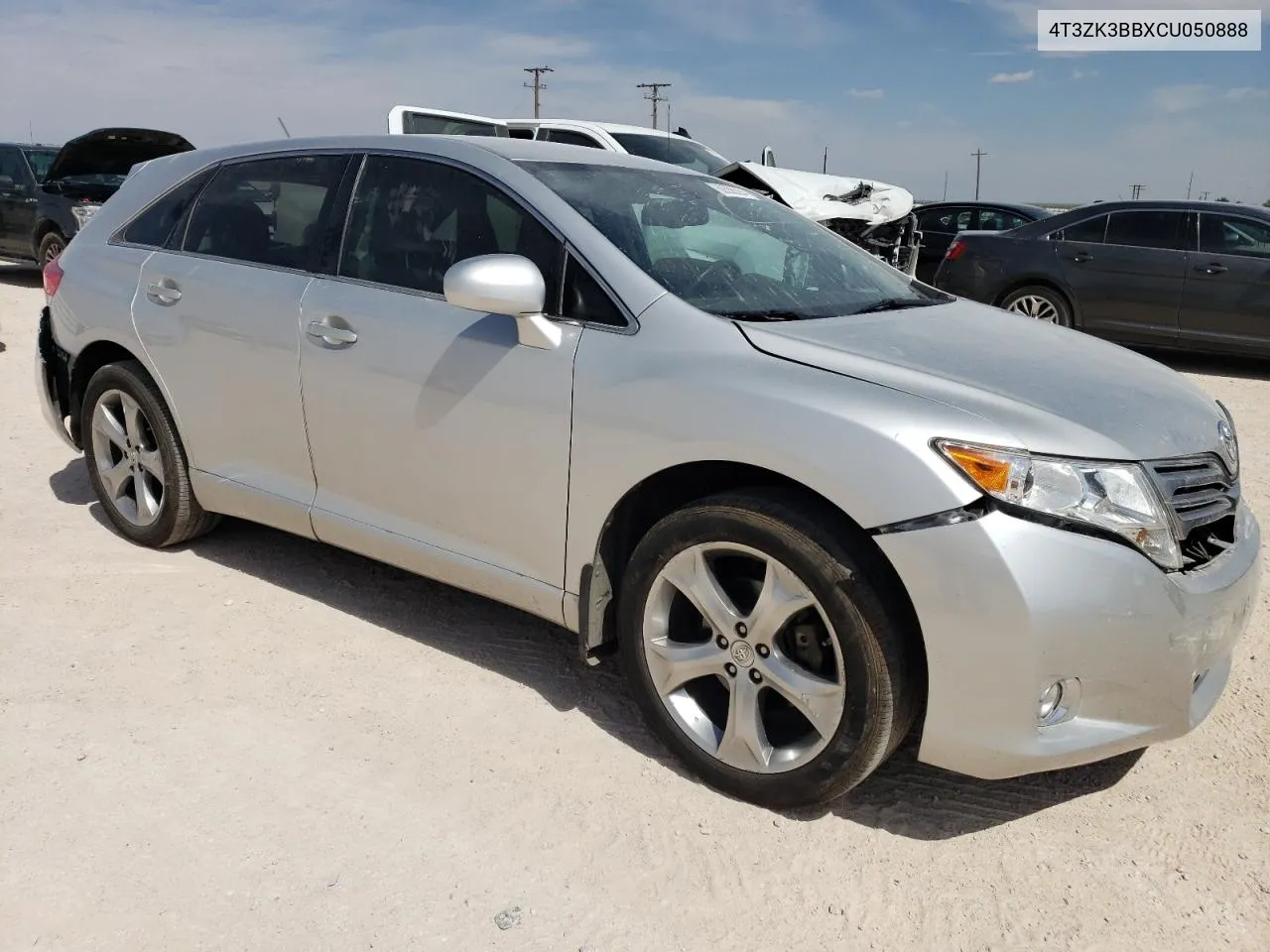 2012 Toyota Venza Le VIN: 4T3ZK3BBXCU050888 Lot: 63497454