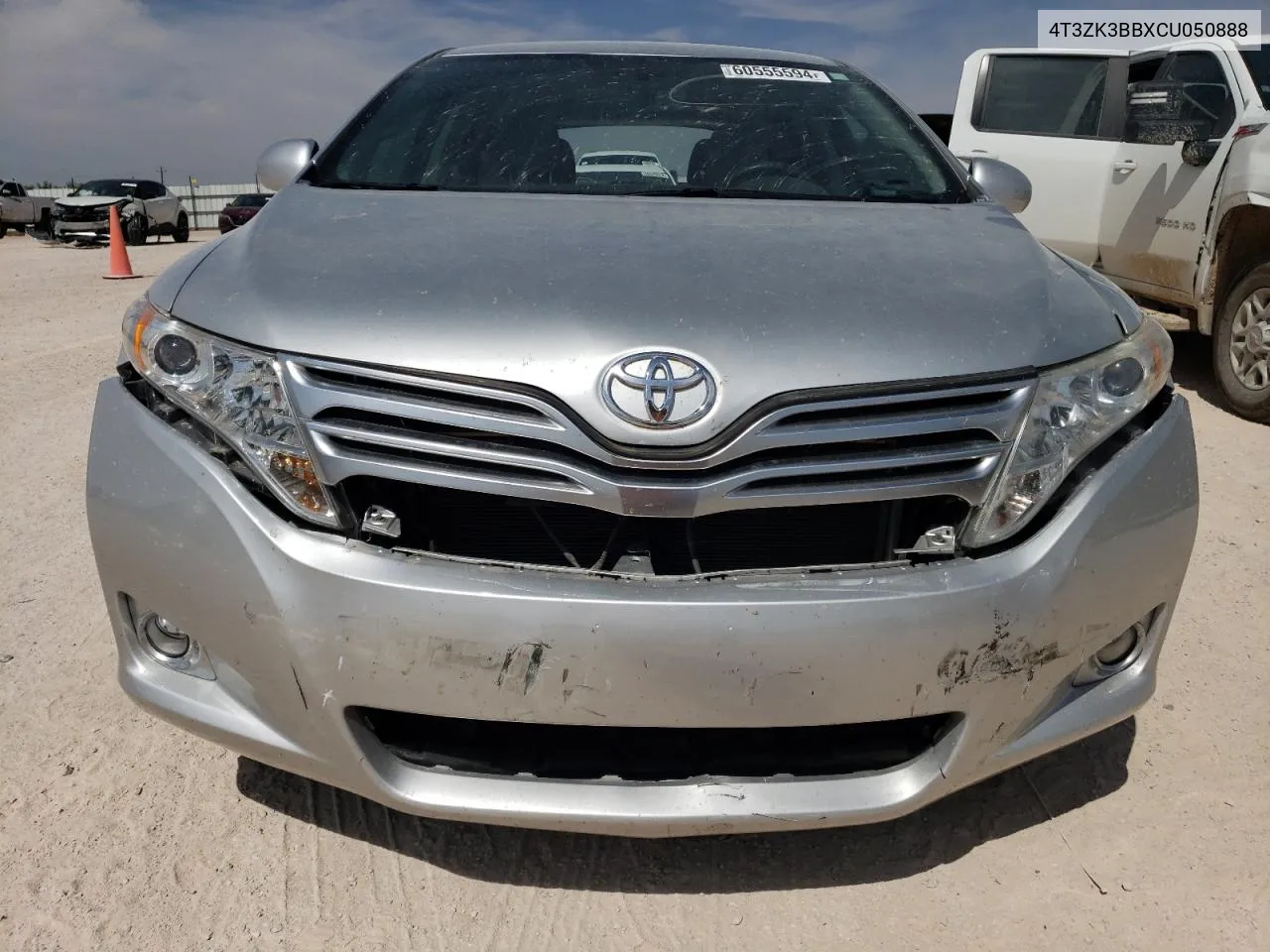 2012 Toyota Venza Le VIN: 4T3ZK3BBXCU050888 Lot: 63497454