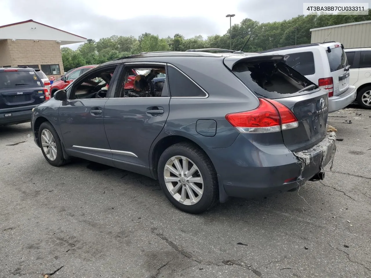 2012 Toyota Venza Le VIN: 4T3BA3BB7CU033311 Lot: 66405164